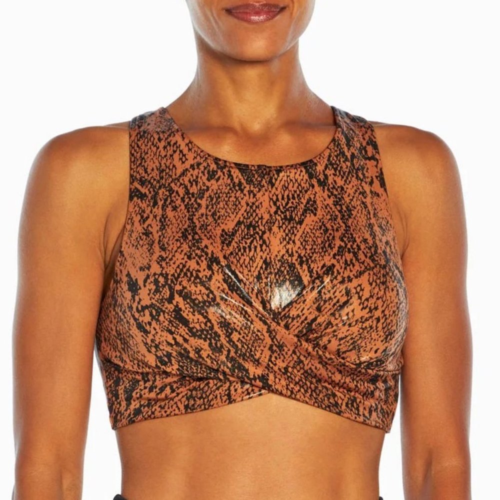 Zobha Taylor Sport Bra & High Rise Shine Legging 2 Pc Set